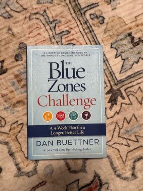 The Blue Zones Challenge by - Light Blue Cover